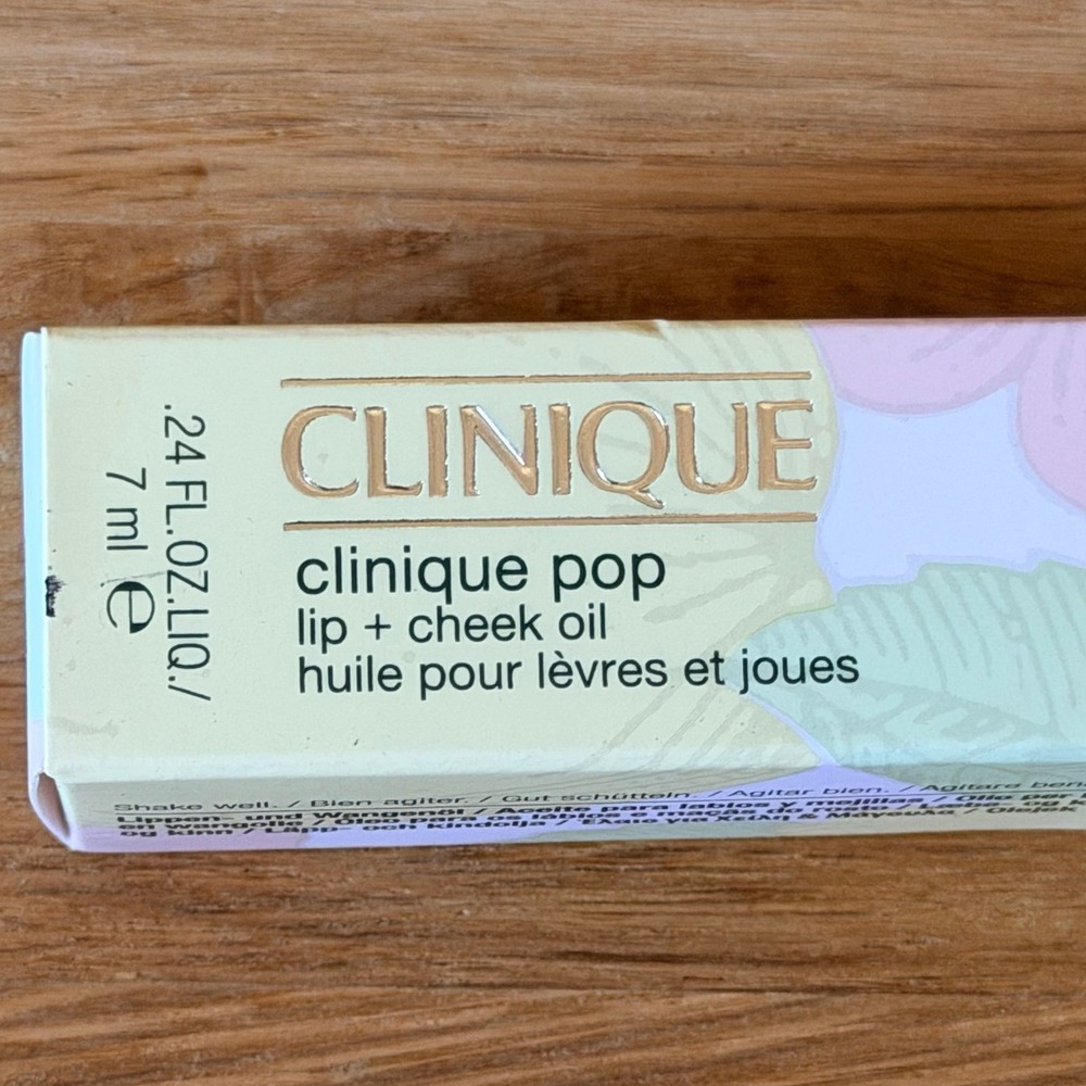 Clinique Pop lip + cheek oil in nude honey NEW lipstick 2 in 1 cosmetic makeup - Picture 4 of 6